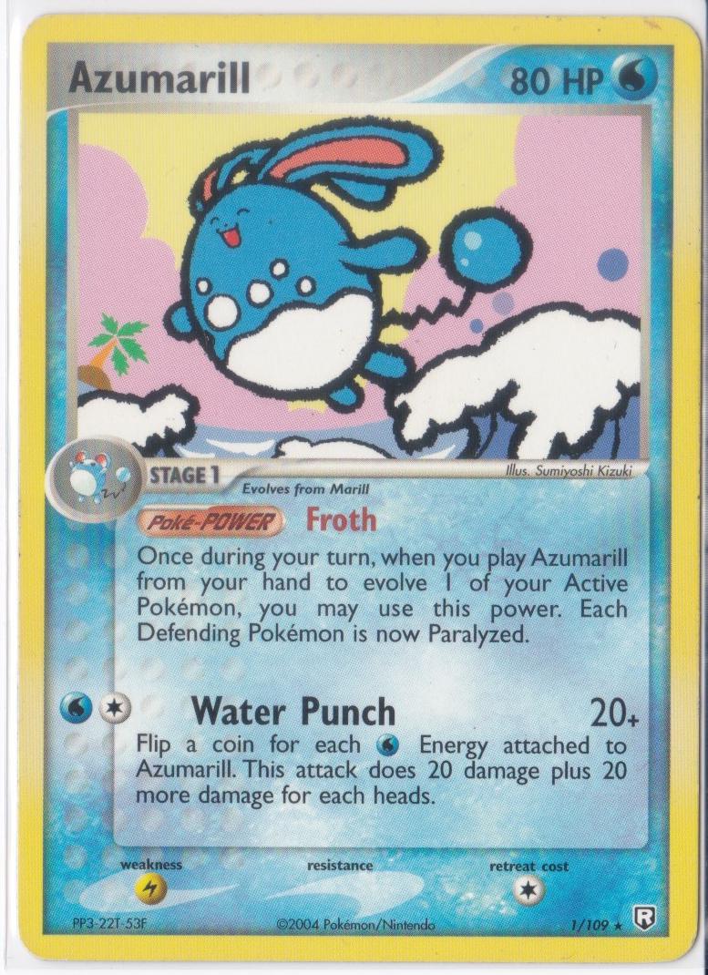 Team Rocket Returns Azumarill [Non-Holo] Pokémon card